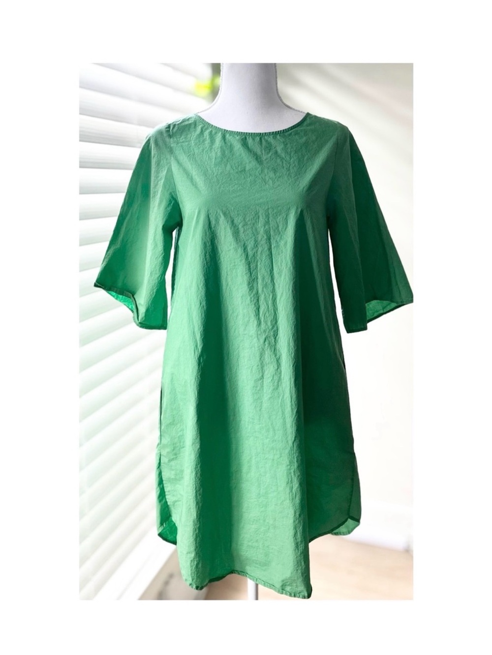 COS Green Midi Shift Dress